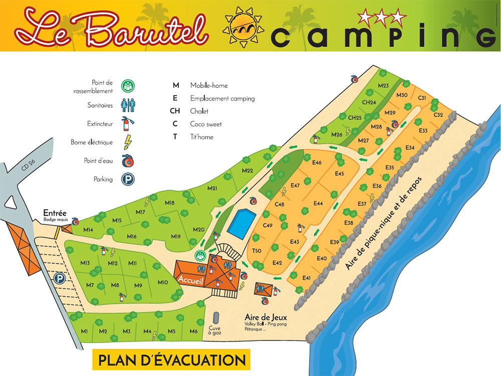 Plan de notre campign en Ardèche